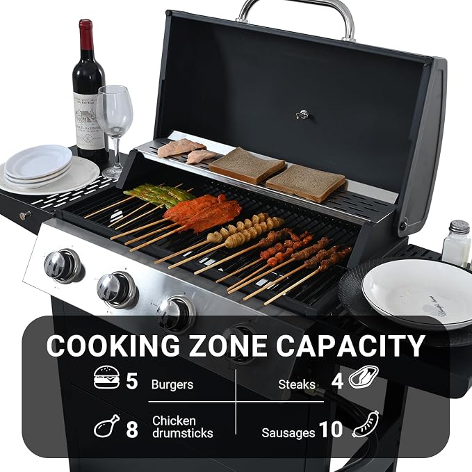 Endark 4-burner | 34, 000 BTU all-purpose cast iron bbq grill | Perfect - Image 3