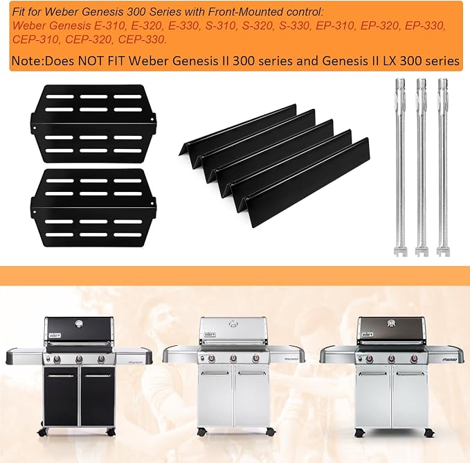Grill Parts Replacement for Weber Genesis 300 Series E310, EP330 - Image 3