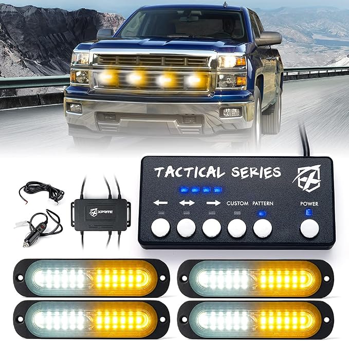 Xprite LED Surface Mount Strobe Lights Kit by Xprite