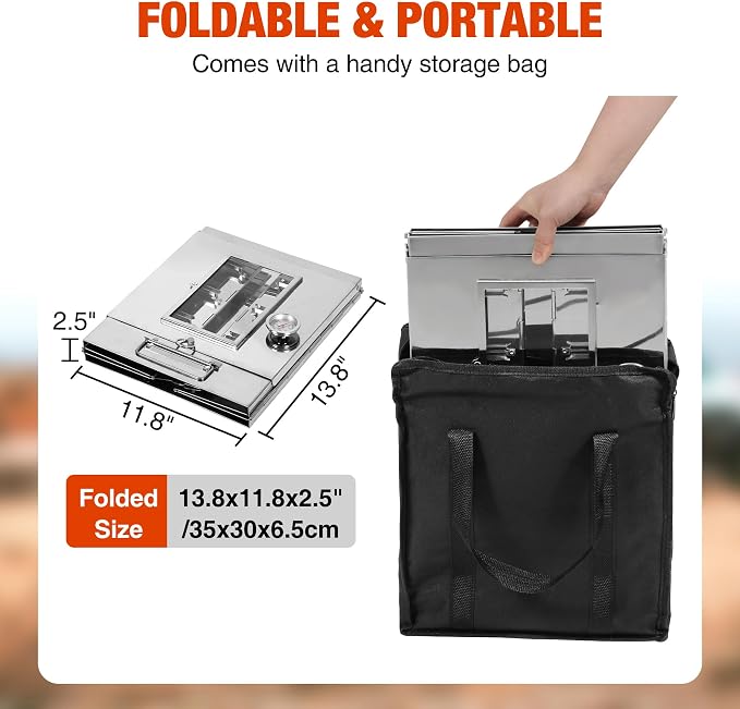 REDCAMP 14"H Foldable Camping Oven - Image 7