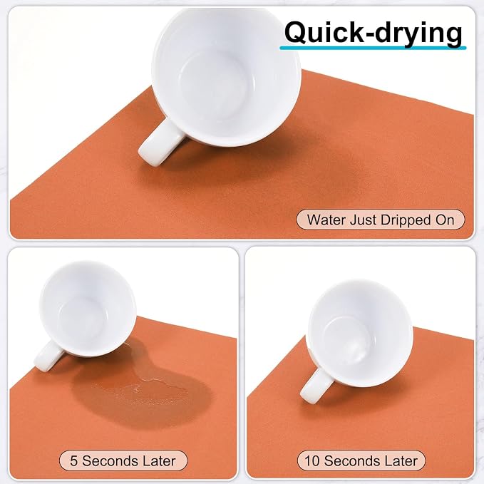uxcell Silicone Mats for Kitchen Counter, 35.4" x 23.6" Non-Slip Countertop - Image 4