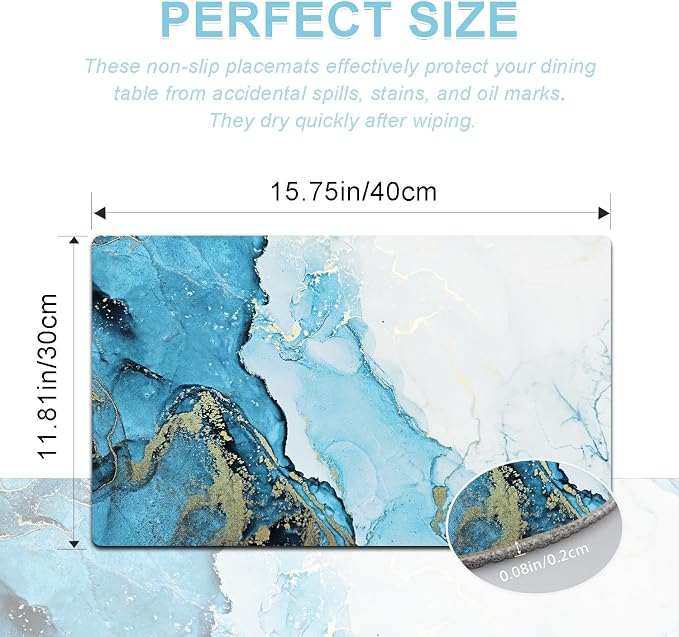 Marble Placemats Set of 4 - Image 5