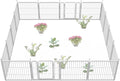 FXW Garden Fence Outdoor for The Yard – 24in x 30.4ft Heavy Duty Metal Animal by FXW