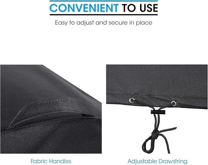 Unicook Round Fire Pit Cover 32 Inch, Heavy Duty Waterproof Firepit Cover Small - Image 4