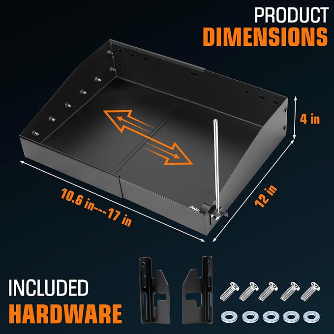 GRISUN Adjustable Grill Side Shelf - Image 2