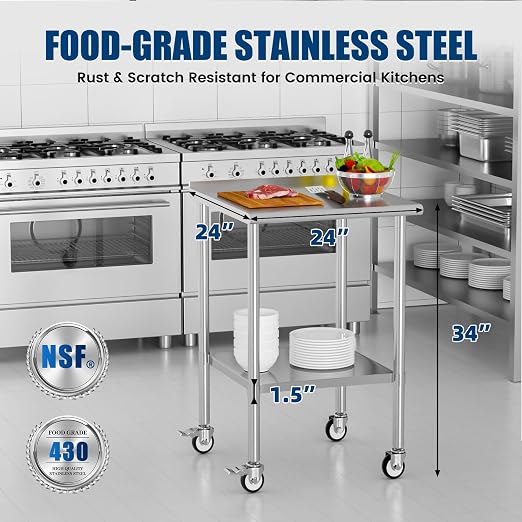 Stainless Steel Work Table - Image 3
