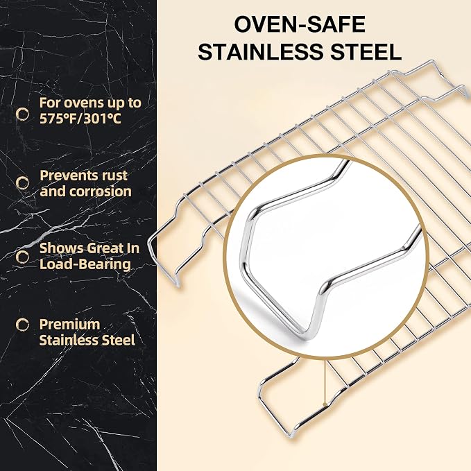 VBGK Cooling Rack, Heavy Duty Stainless Steel Wire Rack - Image 9