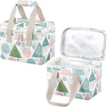VENO 2 Pack Christmas Insulated Lunch Bag, Heavy Duty Insulated Grocery Bags by Veno