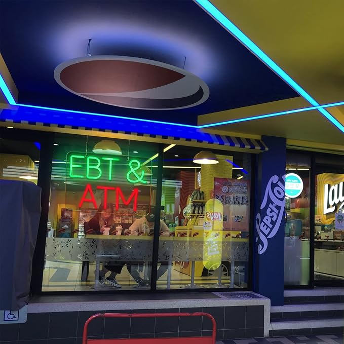 JFLLamp EBT&ATM Neon Signs for Wall Decor Neon Lights for Business Led Signs - Image 4