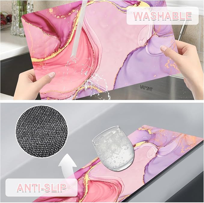 Marble Pink Placemats Set of 4 - Image 6