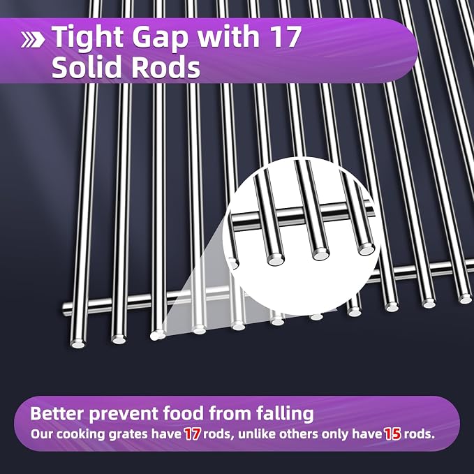 9MM 18 7/8" Stainless Steel Genesis 2 Grill Grates - Image 5