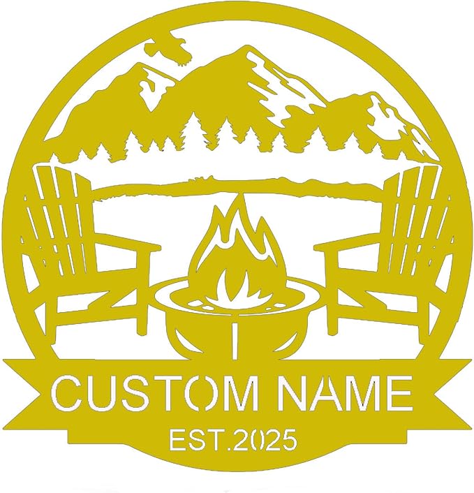 Custom BBQ Metal Sign, Personalized Grill Name Plate by Custom