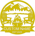 Custom BBQ Metal Sign, Personalized Grill Name Plate by Custom