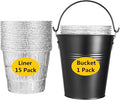 HDW152 Grease Bucket with 15 Pack BAC407 Grease Bucket Liner by Sageme
