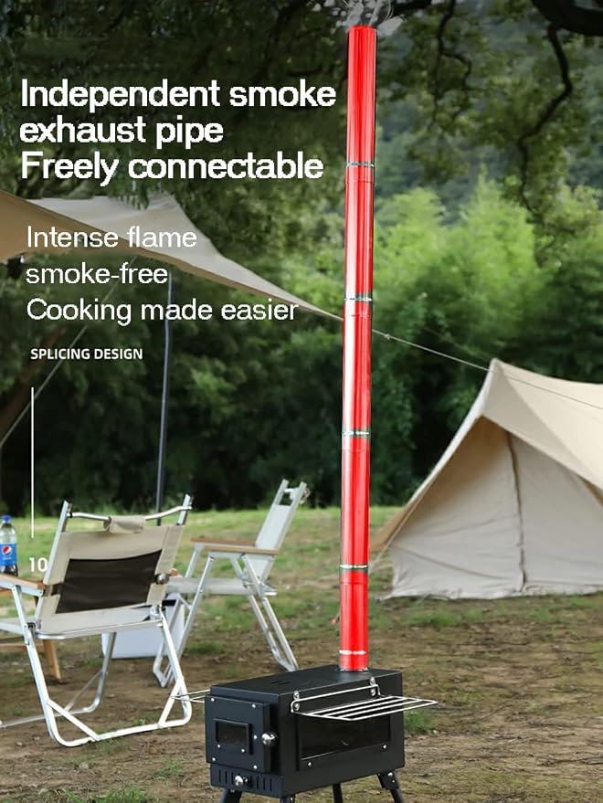 Wood Burning Stove, Portable Tent Stove - Image 4