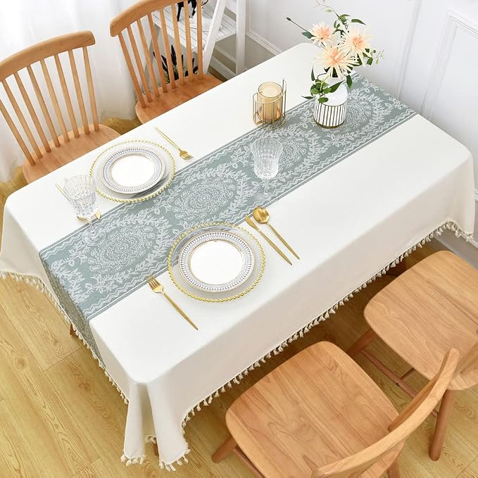 Heavy Duty Cotton Linen Table Cloth - Image 7