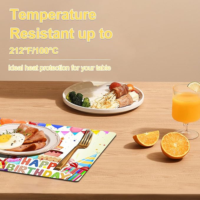Birthday Placemats Set of 4 - Image 2