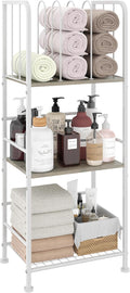 Towel Rack Free Standing 3-Tier M-Shaped Detachable Dividers, Durable Metal by Jautokerdar
