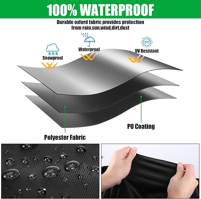 Outdoor Table Cover 42 Inch, Waterproof Patio Prep Table Covers, Outdoor - Image 6