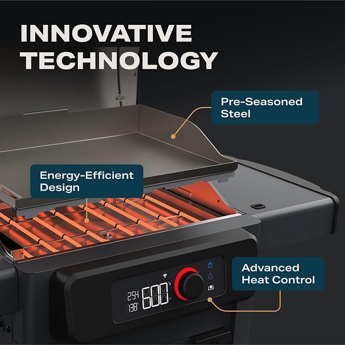 Current Model G Griddle, Smart Electric Outdoor Flat Top BBQ Grill - Image 12