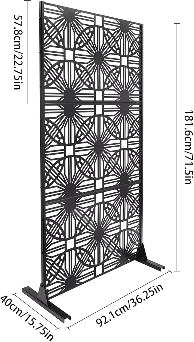 Outdoor Privacy Screen Freestanding - Image 3