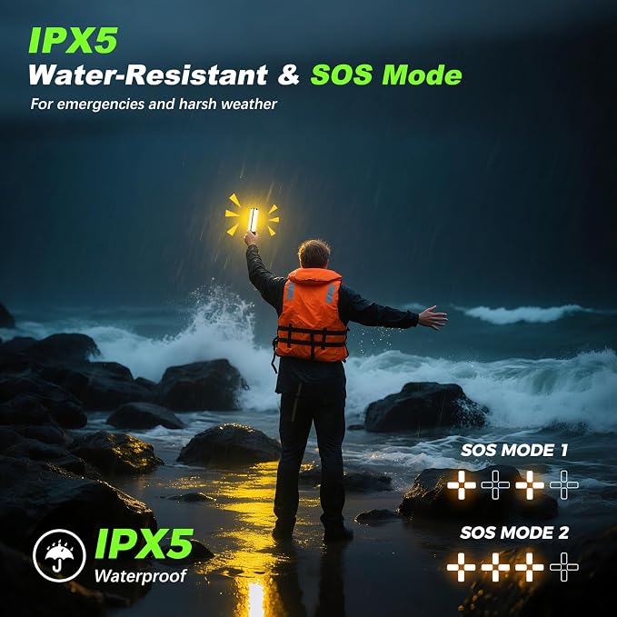 Camping Lights with Remote & Stand 8.2 Ft, 14000 mAh Rechargeable Camping - Image 9