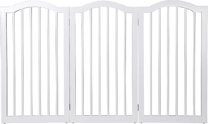 INTERNET'S BEST Arched Top Dog Gate | 3 Panel, and Porch | Portable, Extra Wide - Image 8