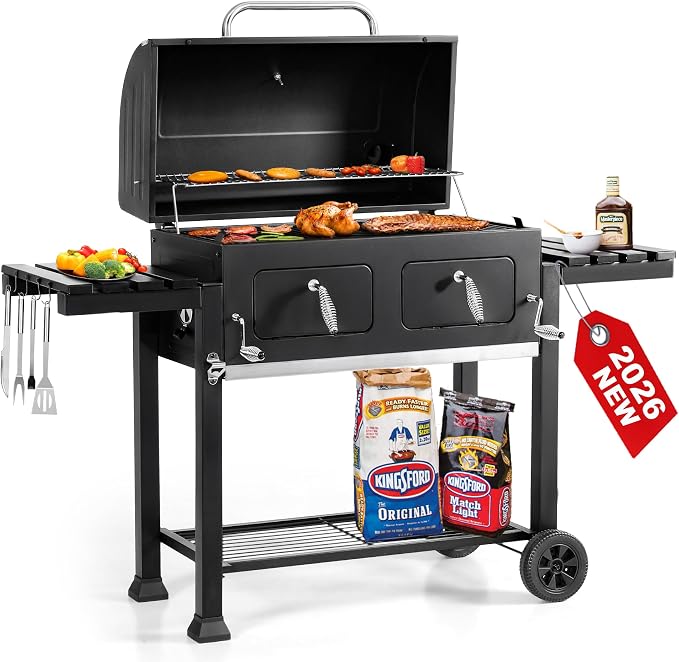 GREEN PARTY Barrel Charcoal Grill by GREENPARTY