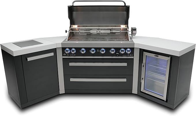 Mont Alpi MAi805-BSS45FC 44-inch 6-Burner 115000 BTU 45 Degree Black Stainless - Image 4