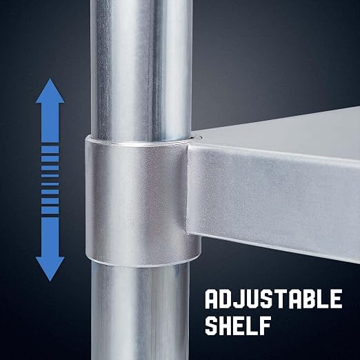 Profeeshaw Stainless Steel Prep Table 36x30 Inch NSF Commercial Work Table - Image 6