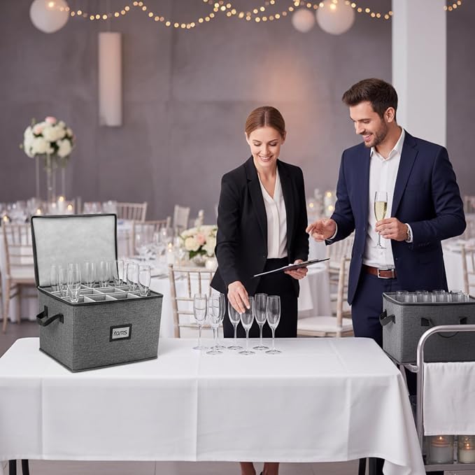 HOMELUX THEORY Champagne Flute Storage Box - Image 8
