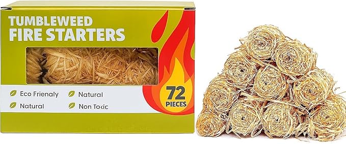 Tumbleweed Fire Starters – 72 Eco-Friendly, Waterproof Starters by Unknown