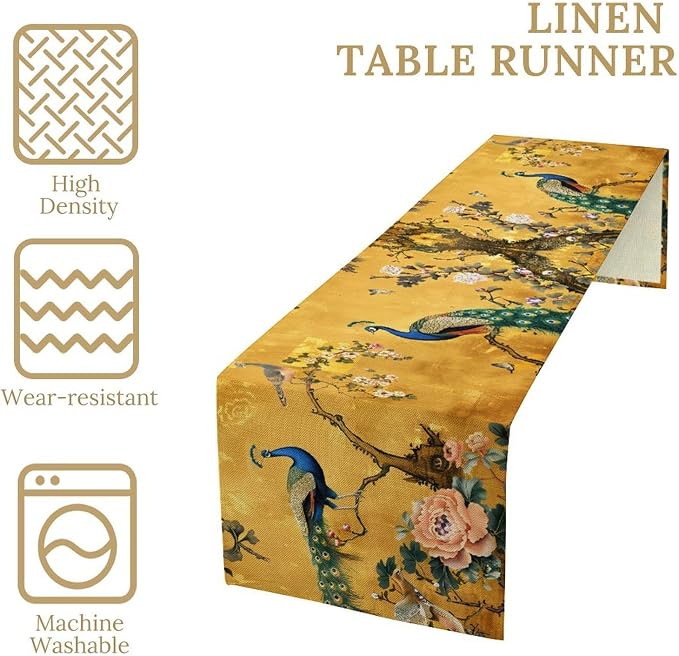 Peacock Table Runner - Image 4
