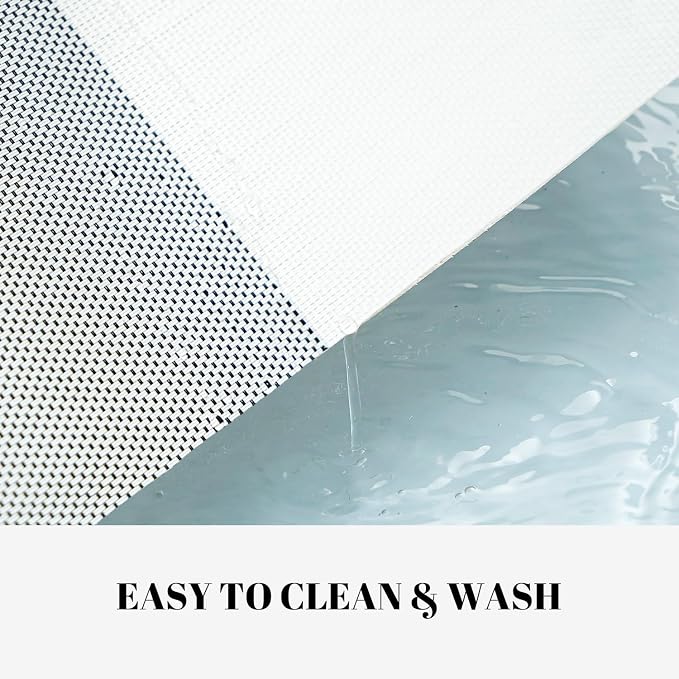Placemats Set of 6 Vinyl/Plastic Woven Place Mats - Image 3