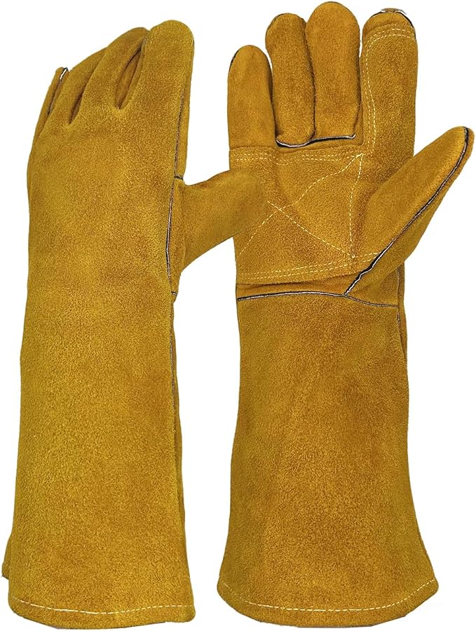 Leather Welding Gloves - Image 2