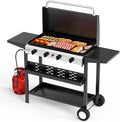 ROVSUN 4 Burner Portable Propane Griddle by ROVSUN