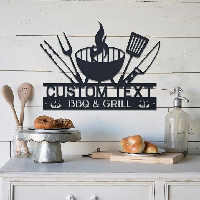 Personalized BBQ Grill Sign - Image 3