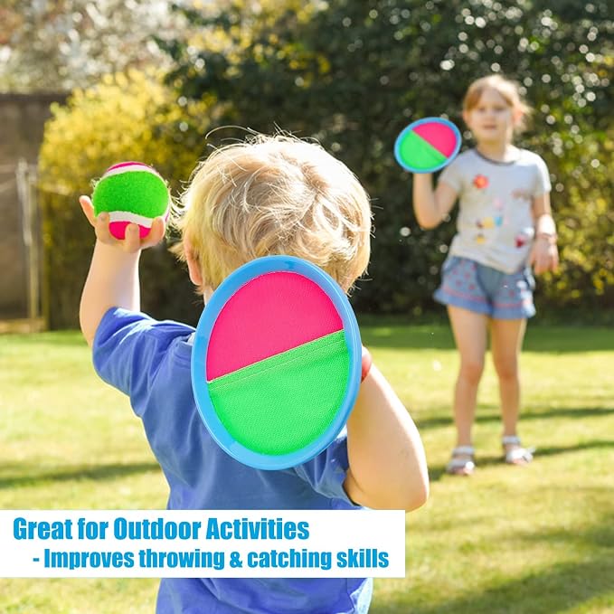 Ayeboovi Toss and Catch Ball Set Boys Toys Outdoor Toys Yard Games Outside - Image 5