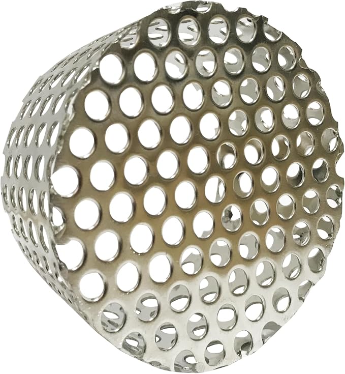 PVC Termination Mesh Vent Cover, Furnace&Roof Vent Cap, OD 2.4in to 2.98in by LOVEERCT