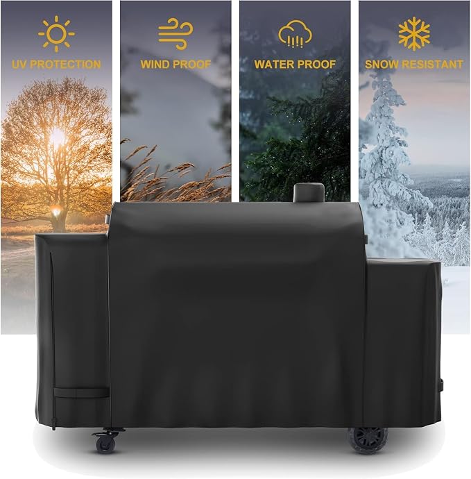 Hisencn Grill Cover for Pit Boss Pro Series Triple-Function Combo Grill - Image 7