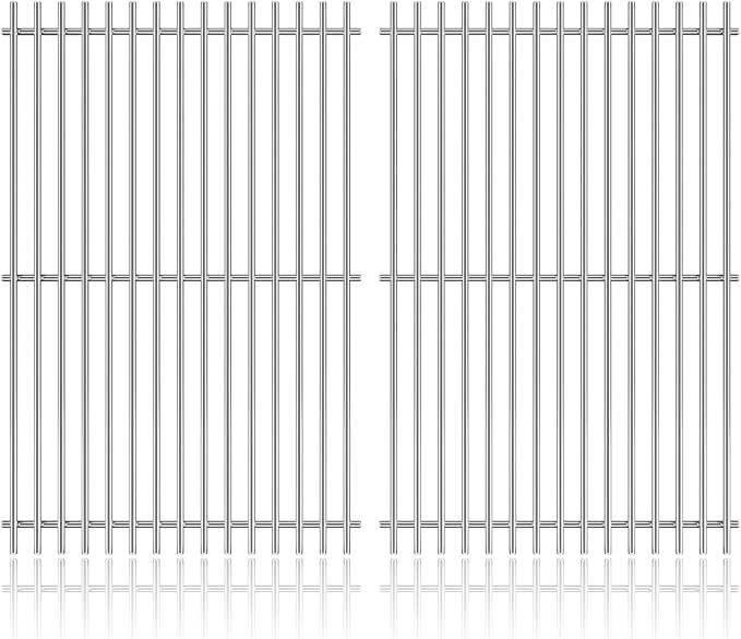 19.5" Solid Stainless Steel Cooking Grill Grates Replacement by DPZM