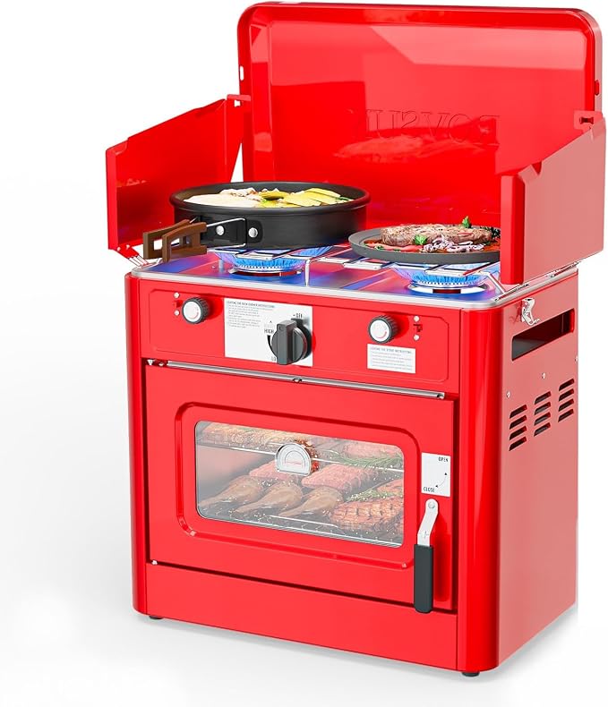ROVSUN 2-in-1 Camping Stove by ROVSUN