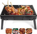 Folding Portable Barbecue Charcoal Grill, Barbecue Desk Tabletop Outdoor by AGM