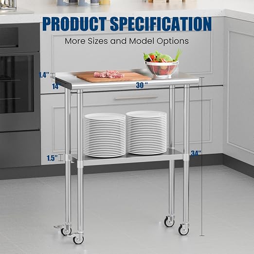 Stainless Steel Work Table - Image 4