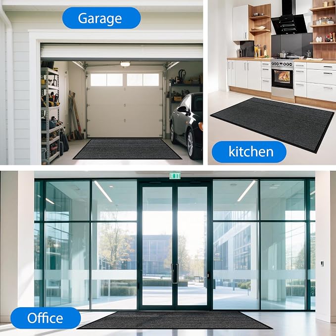 3' X 4' Durable Front Door Mat Indoor Outdoor Entrance, Commercial Door Floor - Image 8