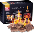 HGD Fire Starter, 160 Mini Square, Natural Fire Starters by HGD
