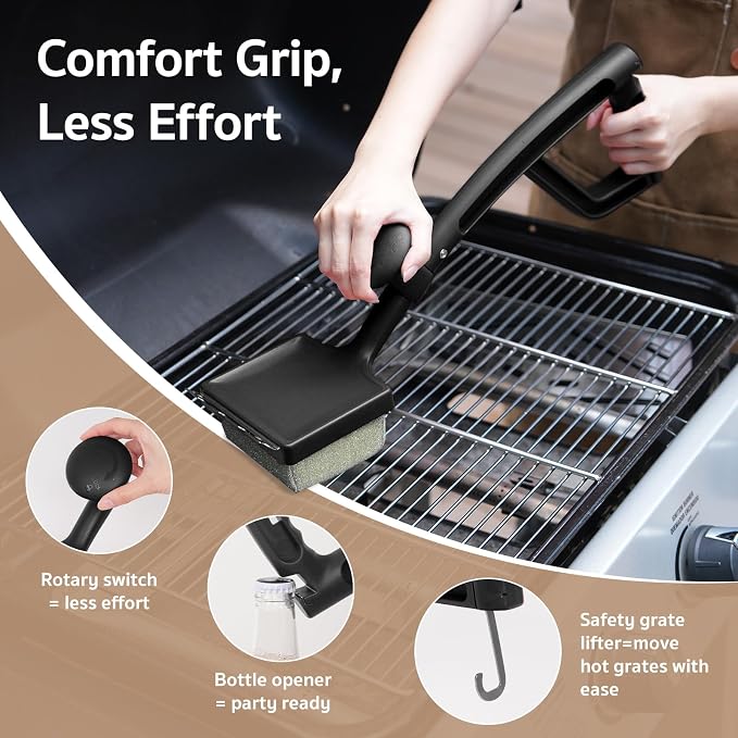 GASPRO Steam Grill Brush Bristle Free - Image 6