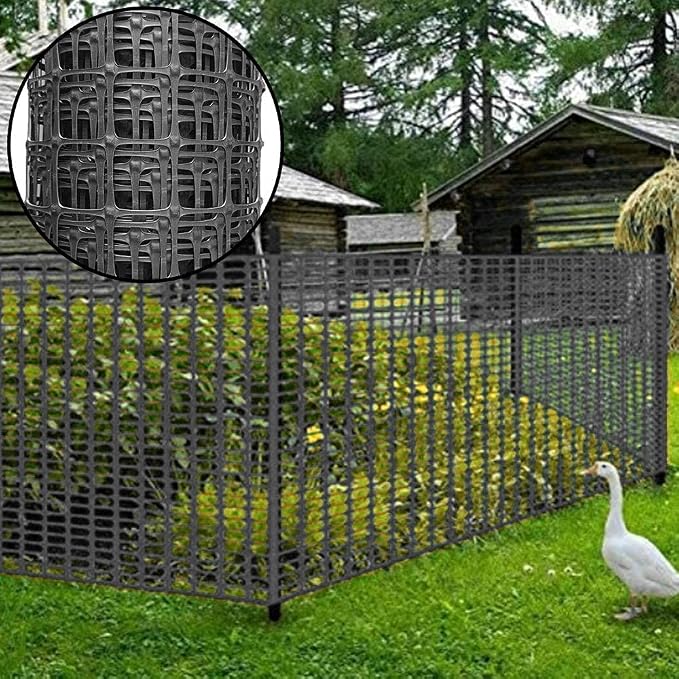 Plastic Fence Animal Barrier, 3.3x33ft Outdoor Safety Snow Plastic Fencing Roll - Image 8