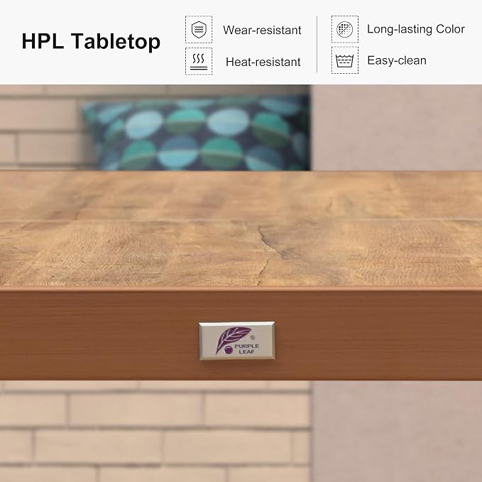 PURPLE LEAF 11 Pieces Patio Dining Set Aluminum Oversize Rectangular Table and - Image 5