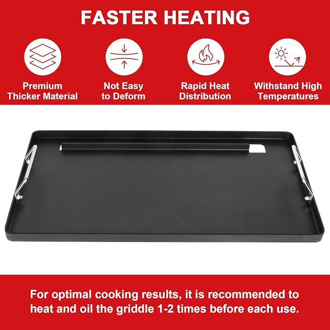 Full-Size Griddle Inserts for Charbroil Classic 360 3 Burner Gas Grill - Image 6